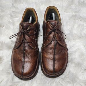 DR. MARTENS Men's Size 11 Brown Oxford Lace-Up 90's Y2K Leather Shoes